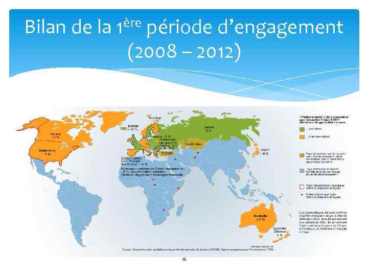 Bilan de la 1ère période d’engagement (2008 – 2012) 16 