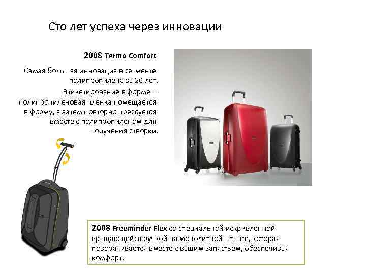 Сто лет успеха через инновации 2008 Termo Comfort Самая большая инновация в сегменте полипропилена