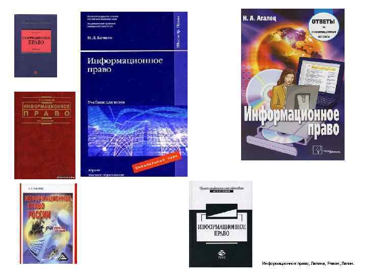 Информационное право, Лапина, Ревин, Лапин. 