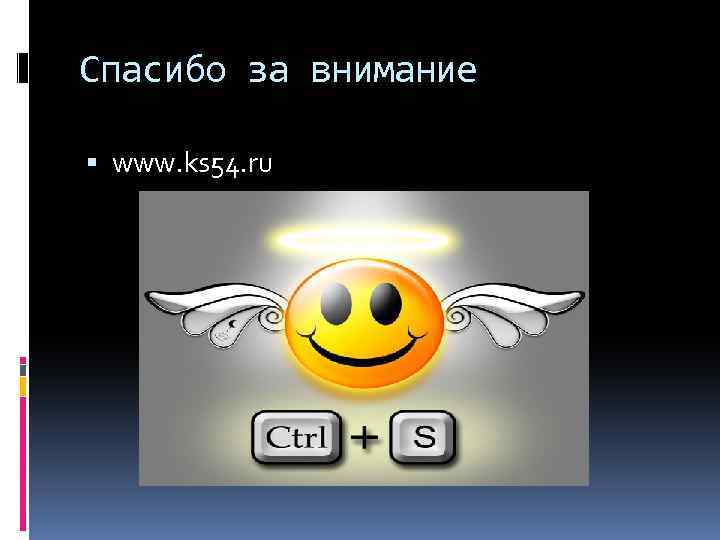 Спасибо за внимание www. ks 54. ru 