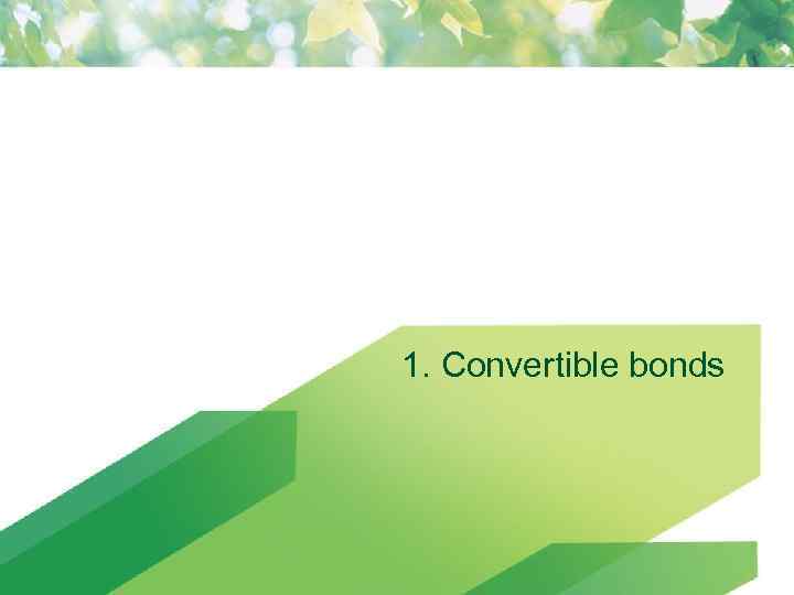 1. Convertible bonds 5 