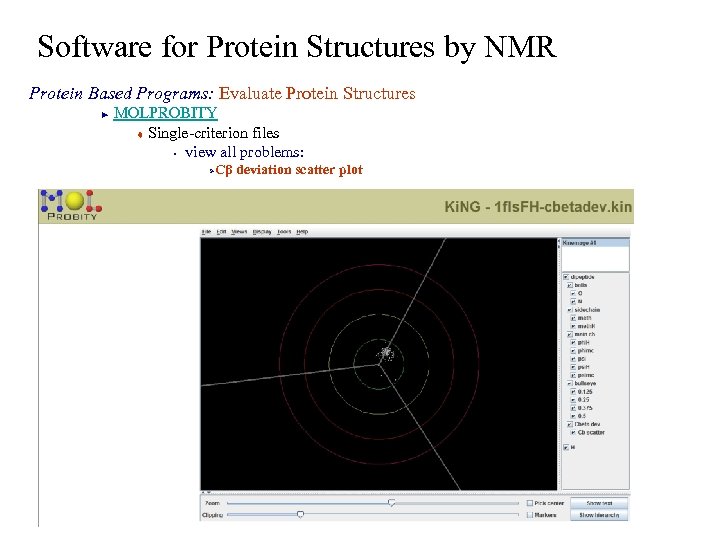 Software for Protein Structures by NMR Protein Based Programs: Evaluate Protein Structures MOLPROBITY t
