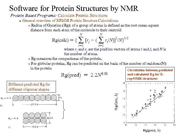 Software for Protein Structures by NMR Protein Based Programs: Calculate Protein Structures General overview