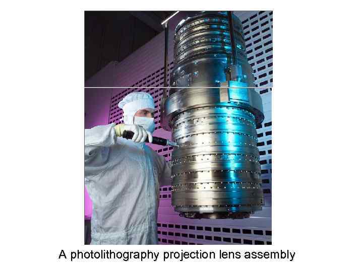 A photolithography projection lens assembly 
