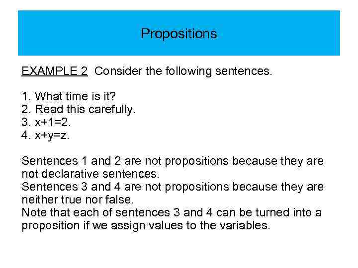 Propositional Logic Irina Prosvirnina Propositions Compound
