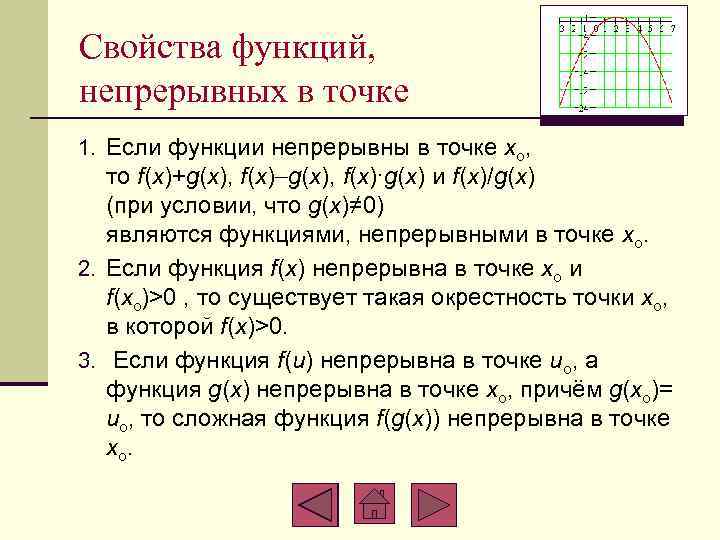 Характеристика функции