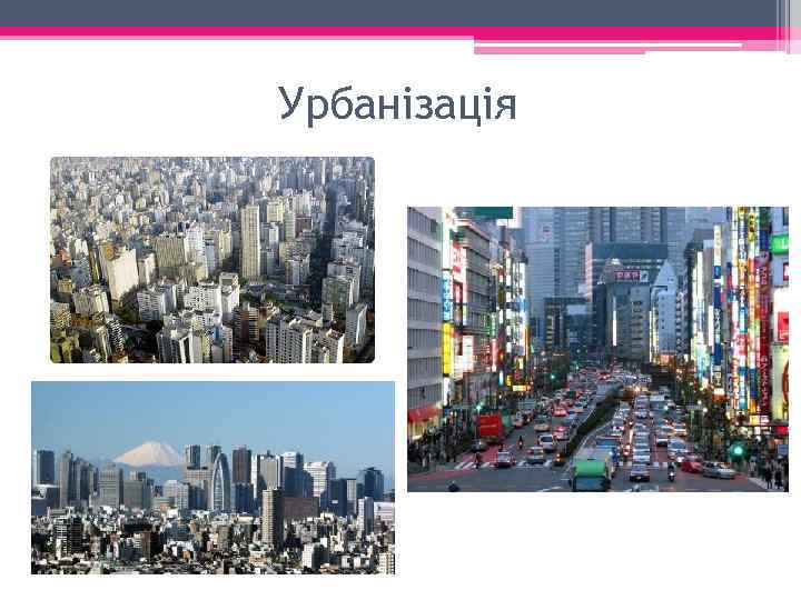 Урбанізація 