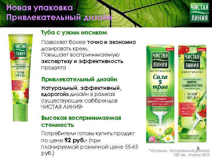 Новая упаковка Привлекательный дизайн Туба с узким носиком Позволяет более точно и экономно дозировать