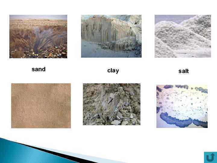 sand clay salt 