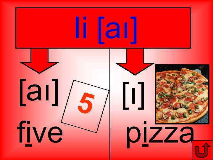 Ii [aı] 5 [ı] five pizza 