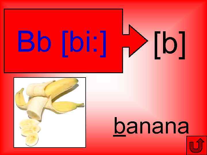 Bb [bi: ] [b] banana 