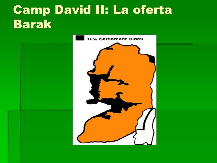 Camp David II: La oferta Barak 
