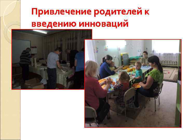 Привлечение родителей к введению инноваций 