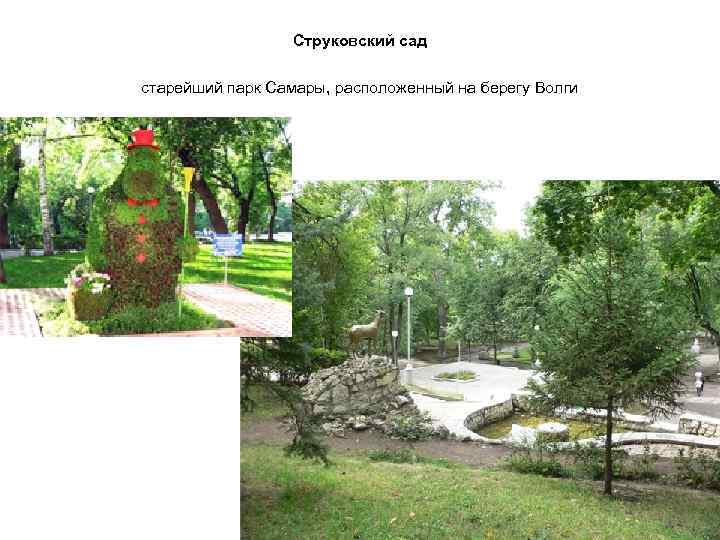 Струковский сад старейший парк Самары, расположенный на берегу Волги 