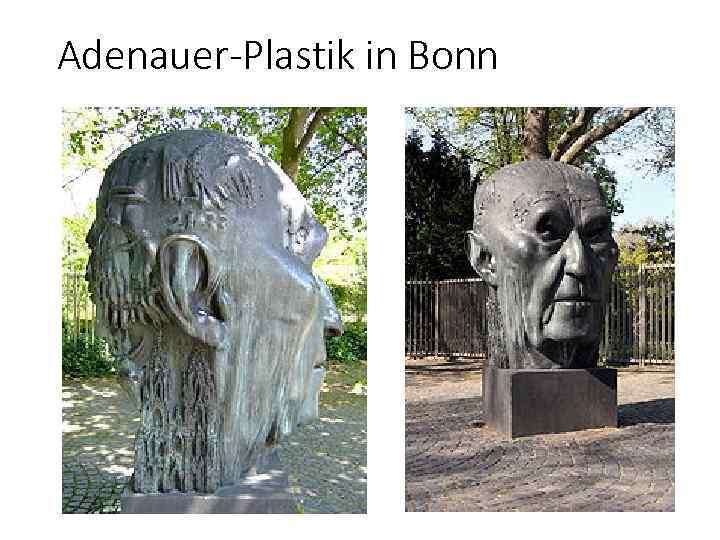 Adenauer-Plastik in Bonn 