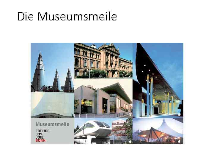 Die Museumsmeile 