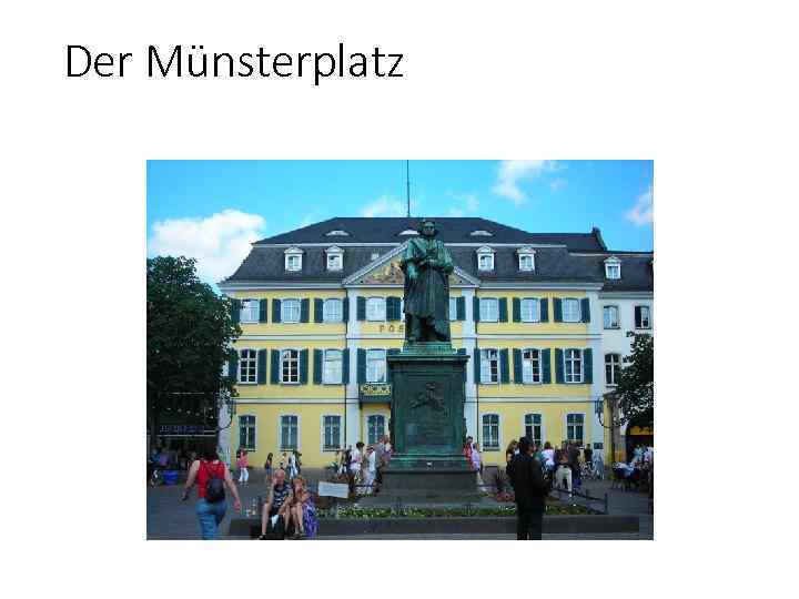 Der Münsterplatz 