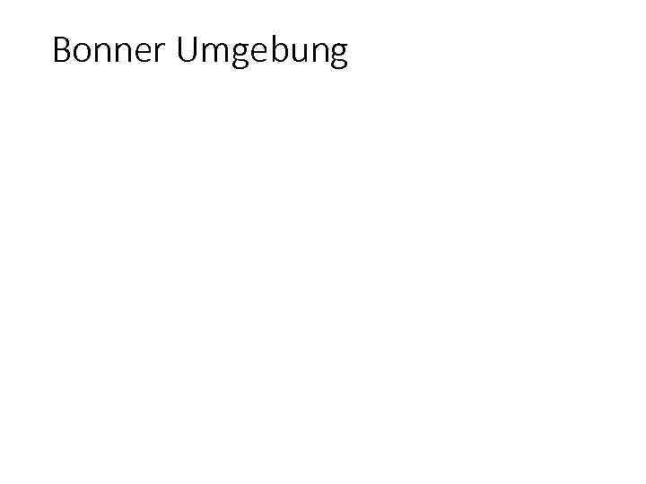 Bonner Umgebung 