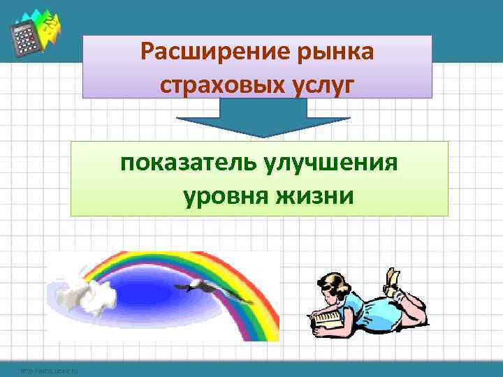 Расширение рынка страховых услуг показатель улучшения уровня жизни 