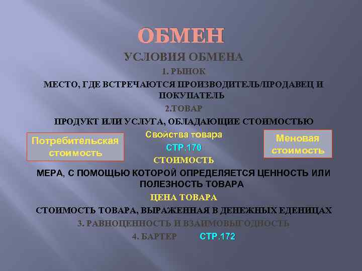 Презентация на тему обмен торговля реклама обществознание 7 класс боголюбов