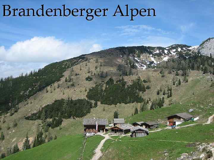 Brandenberger Alpen 