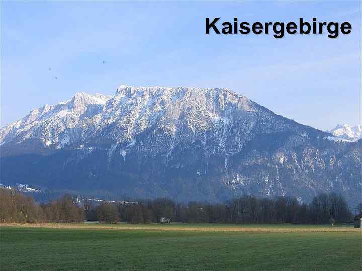 Kaisergebirge 