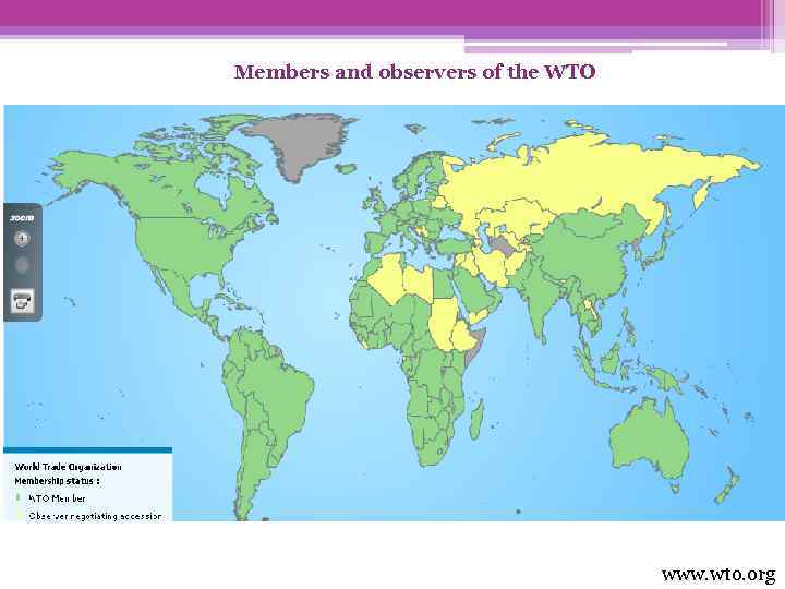 Members and observers of the WTO www. wto. org 
