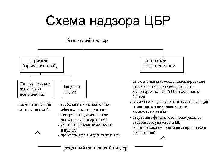 Схема надзора ЦБР 