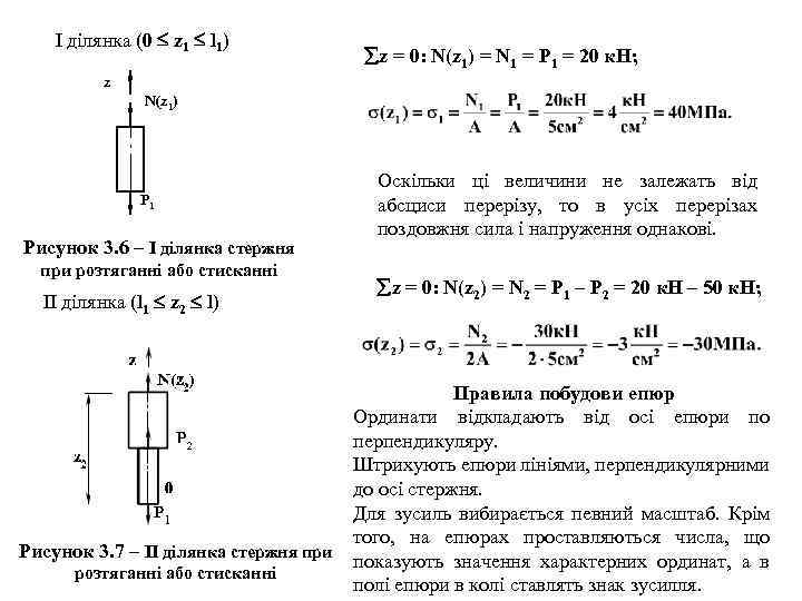 I ділянка (0 z 1 l 1) z = 0: N(z 1) = N
