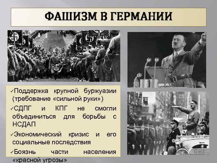 Составьте развернутый план сообщения о приходе фашистов к власти в италии кратко