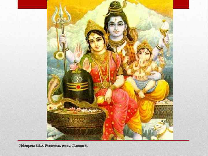 Ибжарова Ш. А. Религиоведение. Лекция 5. 