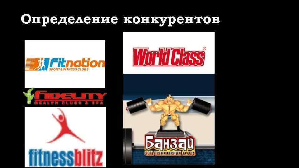Определение конкурентов 