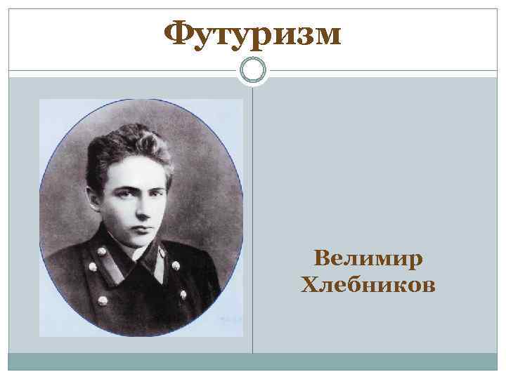 Футуризм Велимир Хлебников 