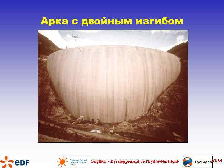 Арка с двойным изгибом Ouglitch - Développement de l'hydro-électricité 21/64 