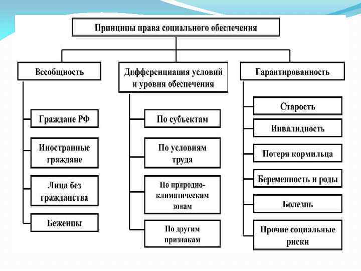 Заполнить схему система права социального обеспечения