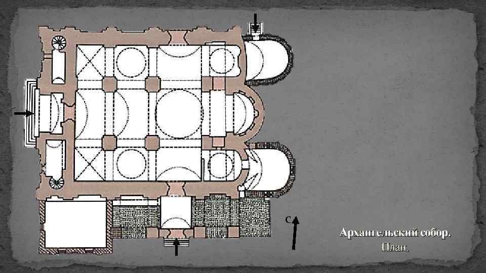 С Архангельский собор. План. 