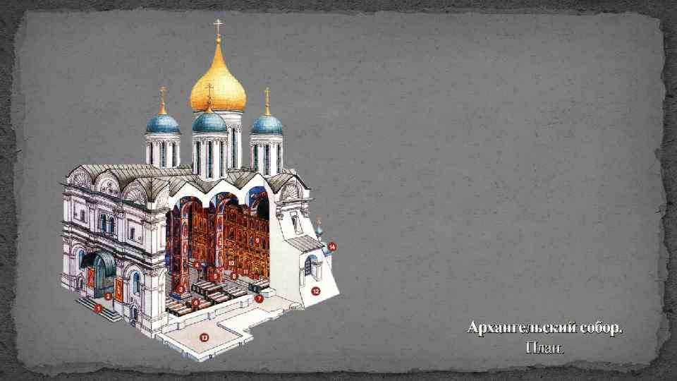 Архангельский собор. План. 