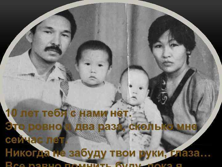 10 лет тебя с нами нет. Это ровно в два раза, сколько мне сейчас
