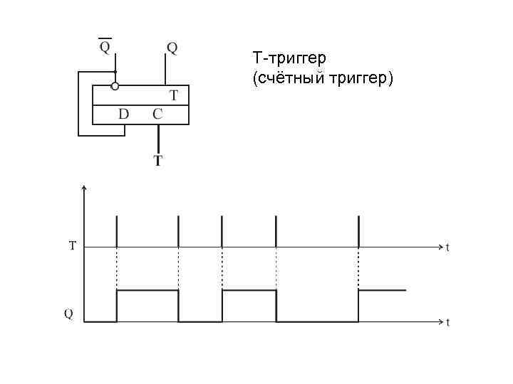 Т триггер на реле схема