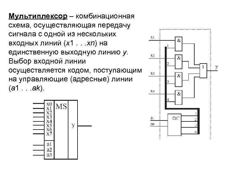 Комбинационная схема онлайн по формуле