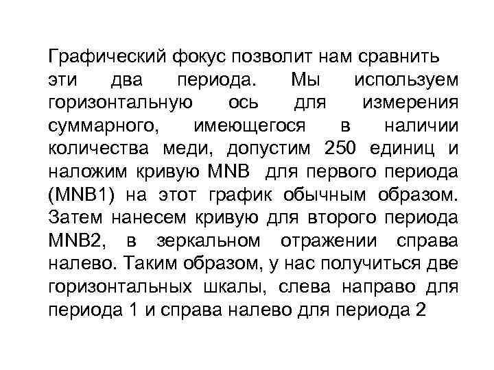 Графический фокус позволит нам сравнить эти два периода. Мы используем горизонтальную ось для измерения