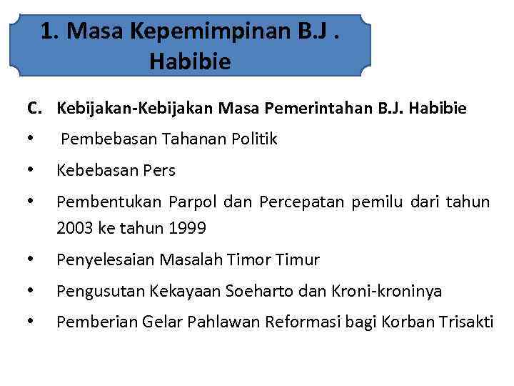 A Perekonomian Di Indonesia Pada Masa Pemerintahan Reformasi