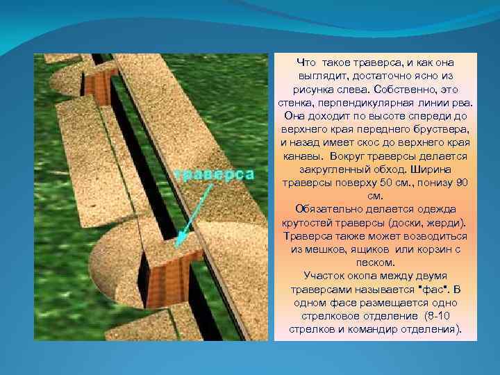 Что такое траверса, и как она выглядит, достаточно ясно из рисунка слева. Собственно, это