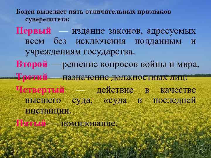 Ж Боден основные идеи. Теория государственного суверенитета ж. Бодена.