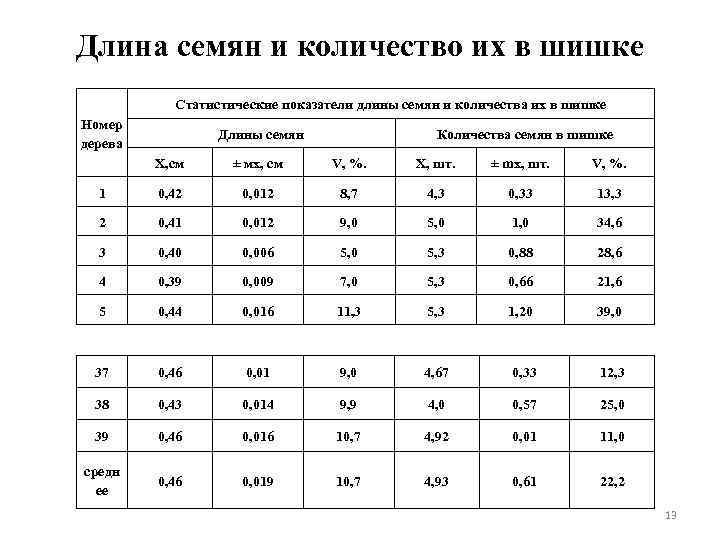 Показатель длины. Длина семян. Сколько семян в шишке. Сколько в 1 кг шишки 1 кг семян. Сколько грамм семян в шишке.