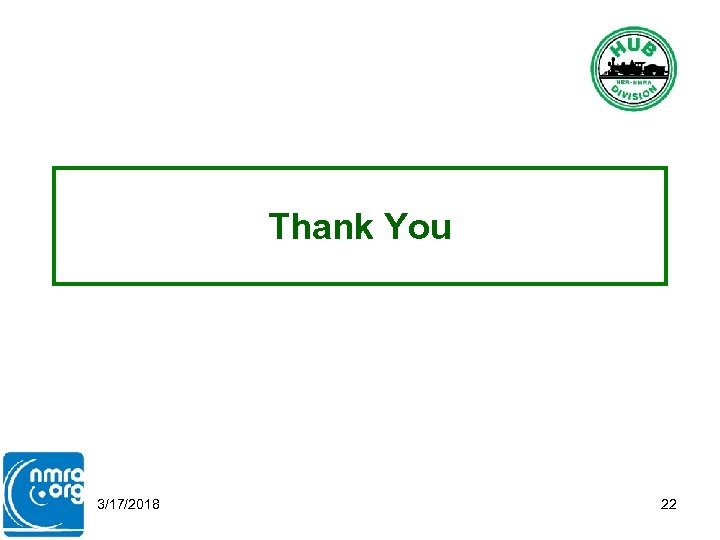 Thank You 3/17/2018 22 