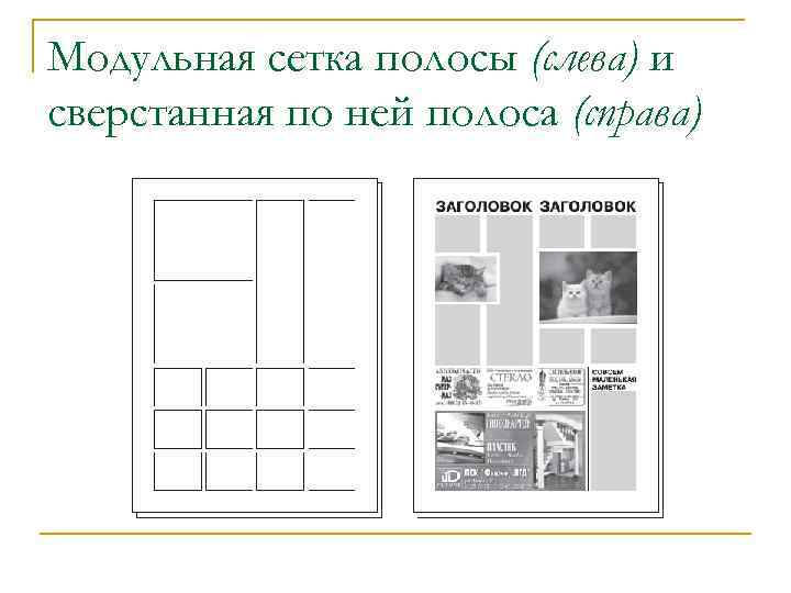 Модульная сетка для презентации