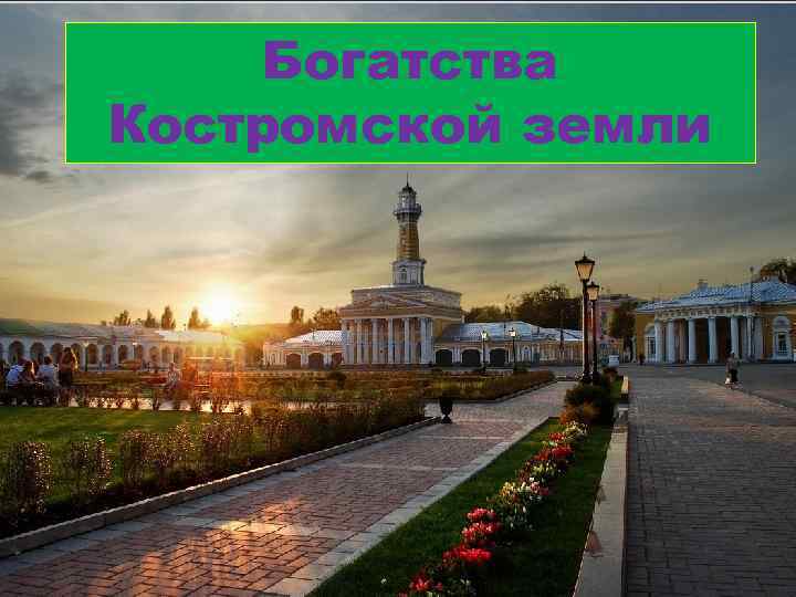 Богатства Костромской земли 