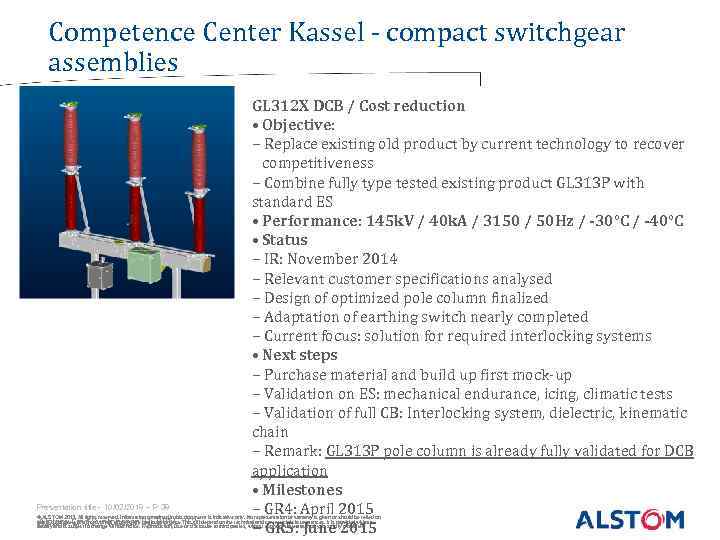 Competence Center Kassel - compact switchgear assemblies Presentation title - 10/02/2018 – P 38