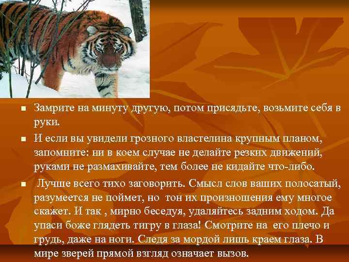  Замрите на минуту другую, потом присядьте, возьмите себя в руки. И если вы